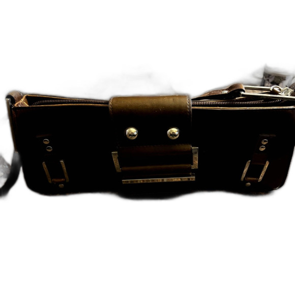 Vintage Unique Brown Handbag - Picture 1 of 6